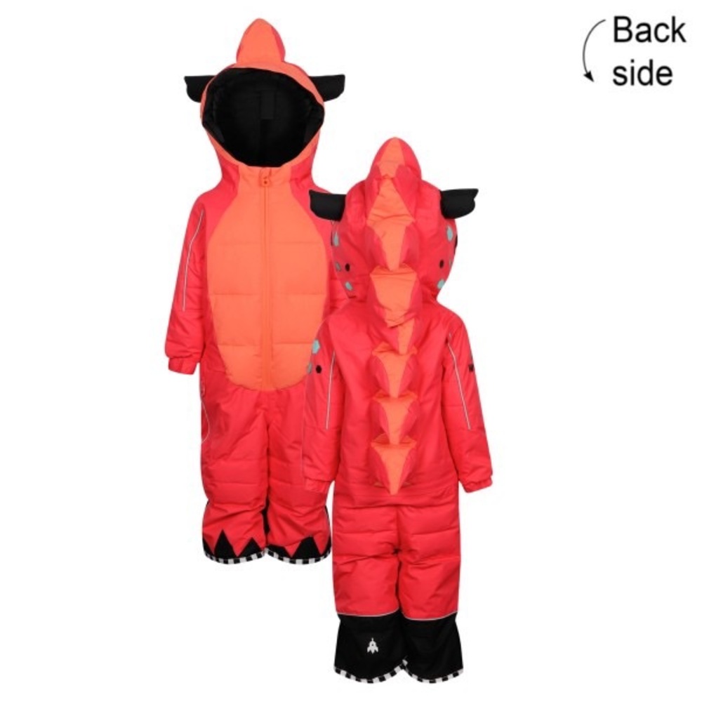 Weedo Funwear Dino Dragon Snowsuit Mittens
